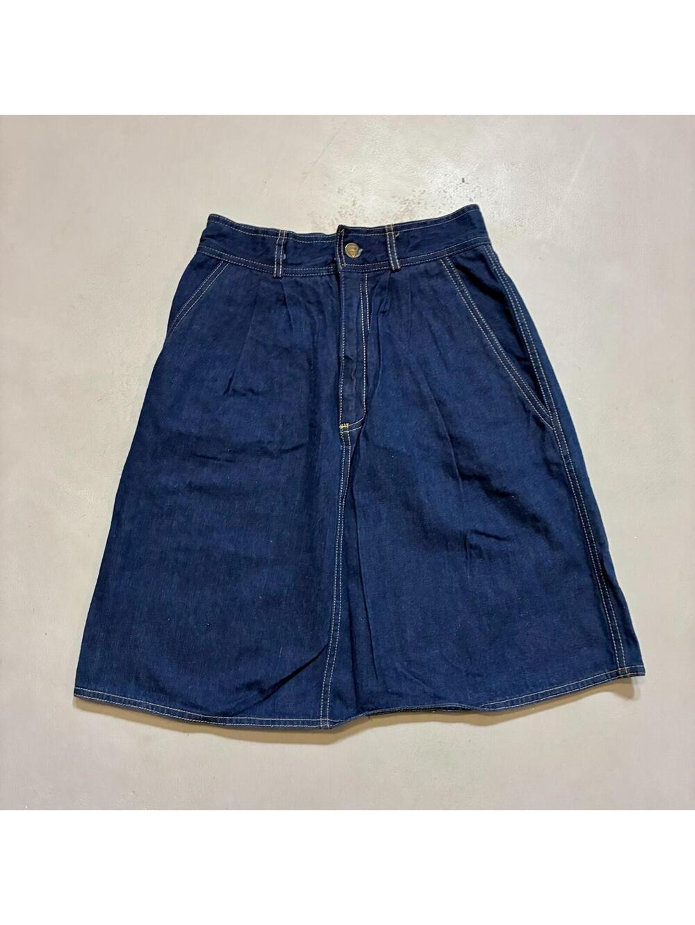 vintage liz claiborne dark wash denim a-line